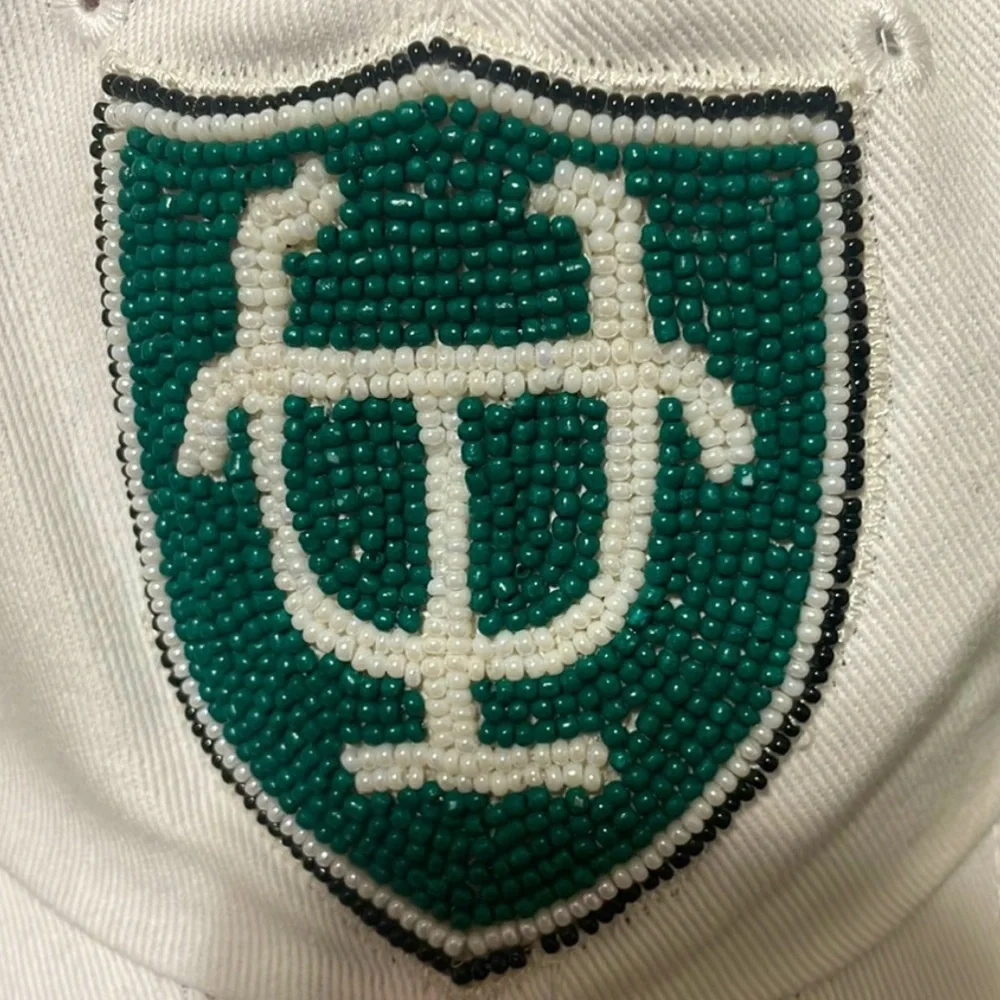 NEW Tulane University Beaded Ball Cap Women’s Men’s Game Days - Picture 2 of 3